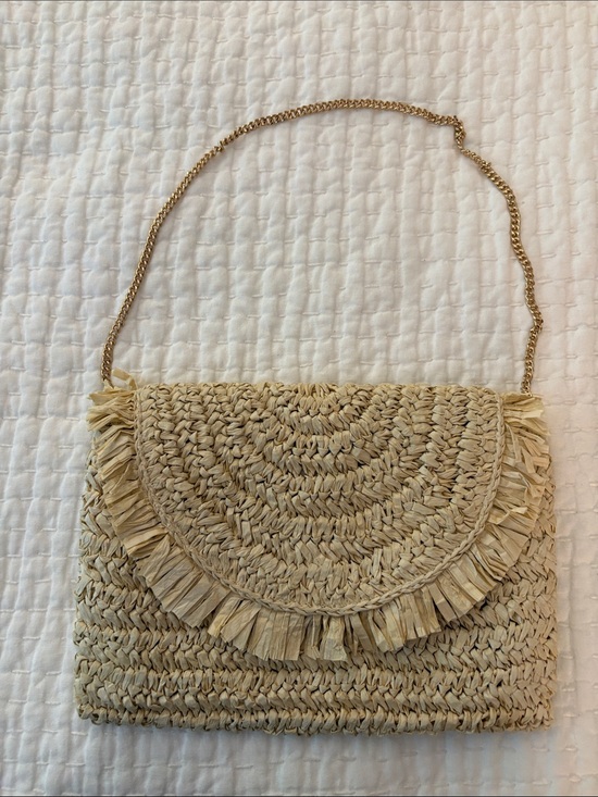 J. Crew Handbags - J. Crew raffia bag!
